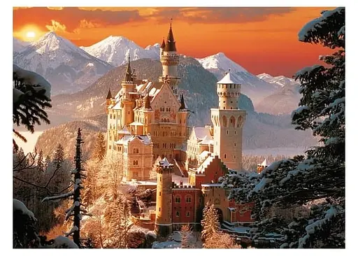 Пазл Trefl Зимовий замок Нойшванштайн Німеччина 3000 ел. (33025) - фото 2
