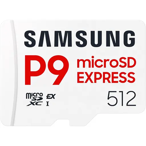 Карта пам'яті Samsung P9 Express Micro SD Express 512Gb, Up to 800 MB/s для Nintendo Switch 2 (MB MK512T/AM) - фото 2