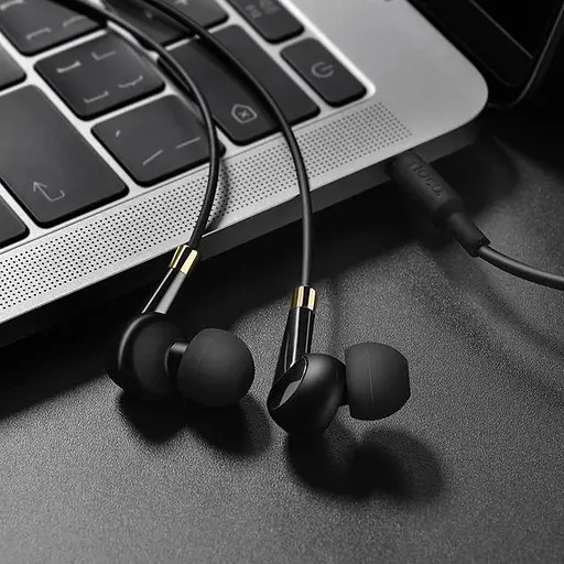 Наушники вакуумные Hoco M58 чёрные - фото 5