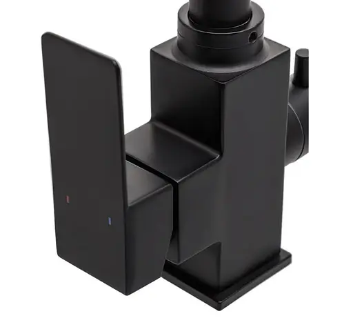 Змішувач для кухні Wezer з підлкюченням до фільтру PRO4C-02-BLACK - фото 4