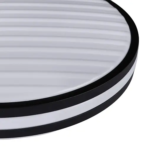 Cвітильник GRILL матовий 72W 375*60мм 3000К- 6500K 5600Lm з пультом чорний - фото 2