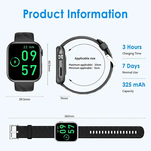 Розумний годинник Marsyu для чоловіків і жінок, 2-дюймовий AMOLED-екгмальний дисплей з артеріальним тиском/SpO2/сердяним ритмом - фото 2