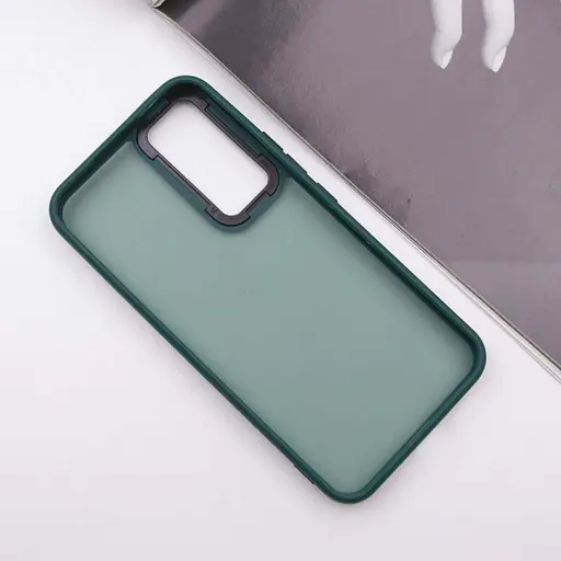 Чехол TPU/PCLyon Frosted для Samsung Galaxy S25/S24 Green - фото 3