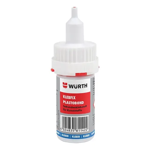 Суперклей Wurth Klebfix Plastobond 20 г (0893091) - фото 1