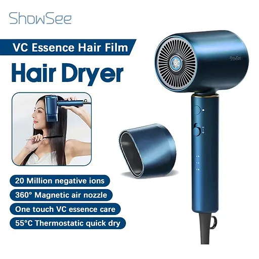 Фен ShowSee Hair Dryer VC200-B 1800W синий - фото 5