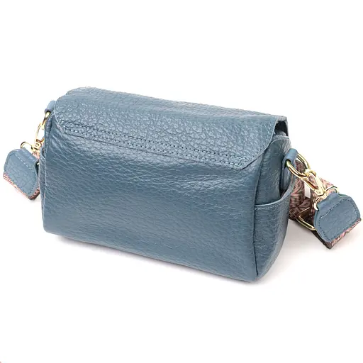 Шкіряна сумка Vintage з плечовою лямкою 20.5х13х9.5 см sum0029036 - фото 2