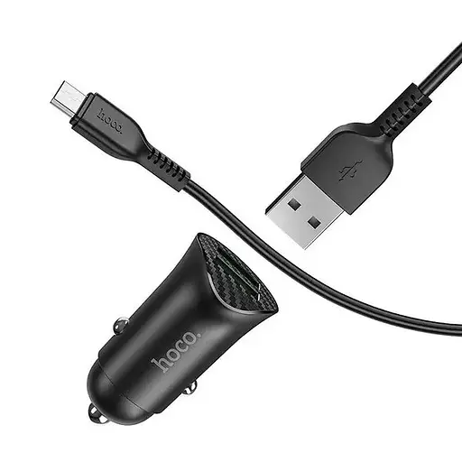 Зарядний пристрій Hoco Z39 Micro QC3.0 2 x USB/18W - фото 2