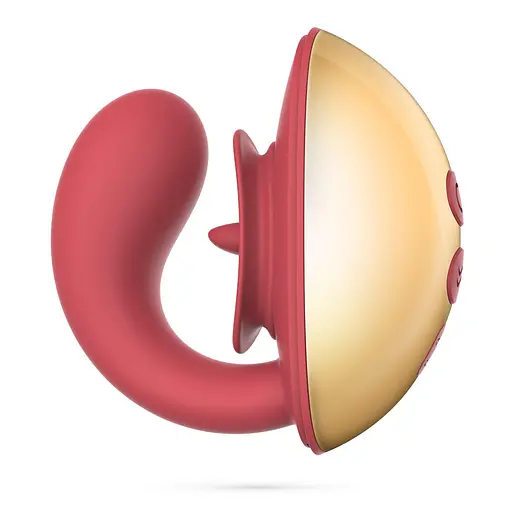 Вібратор Crushious Arcane 10 см (червоний) - фото 2