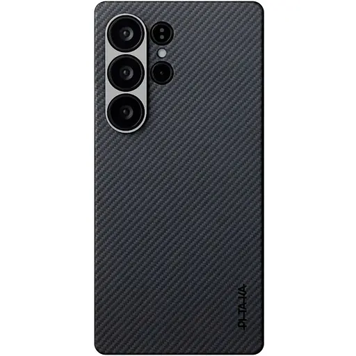 Чехол Pitaka MagEZ Ultra-Slim Classic Twill 600D для Samsung Galaxy S25 Ultra Black/Grey (KS2501U) [128411]