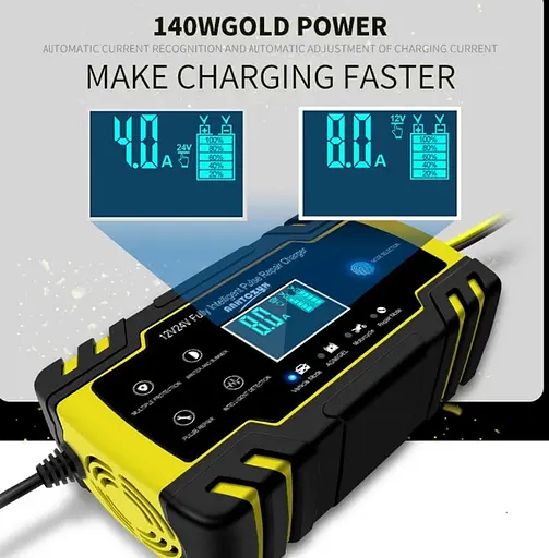 Импульсное зарядное устройство 12-24В 8-4А Anhtczyx для авто мото аккумуляторов - фото 6