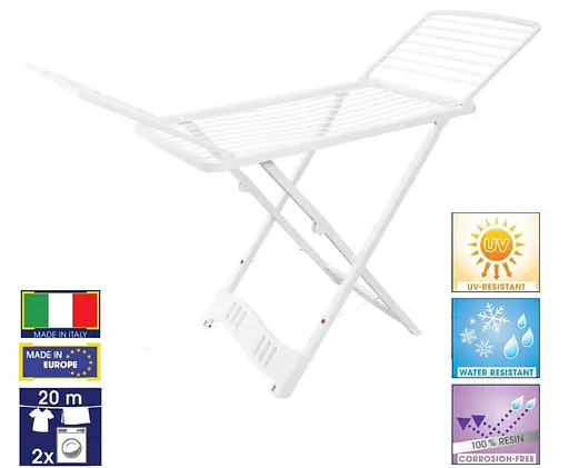 Сушилка для белья напольная Casa Si Resin 20m White (CS92066Q01) - фото 2