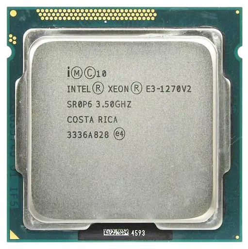 Процессор Intel Xeon E3 1270 v2 LGA 1155 (BX80637E31270V2) Б/У - фото 1