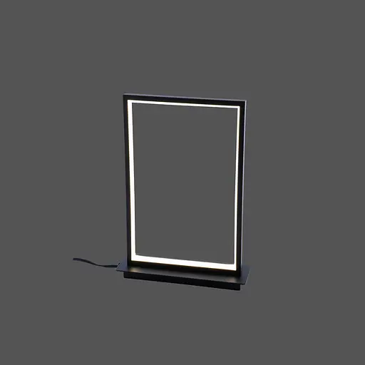 Настільна лампа світлодіодна акрилова VALESO 22801TL BK чорна