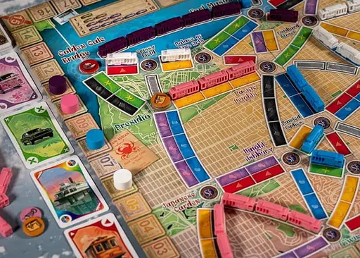 Настольная игра Days of Wonder Билет на поезд: Сан-Франциско (Ticket to Ride: San Francisco) (англ.) (DOW720164) - фото 3