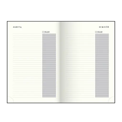 Ежедневник недатированный Buromax Gentle A5 искусственная кожа/поролон 336 страниц черный (BM.20090-01) - фото 14