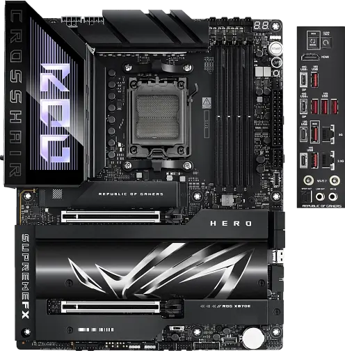 Материнcька плата Asus X870E ROG Crosshair Hero Socket AM5 (ROG CROSSHAIR X870E HERO)