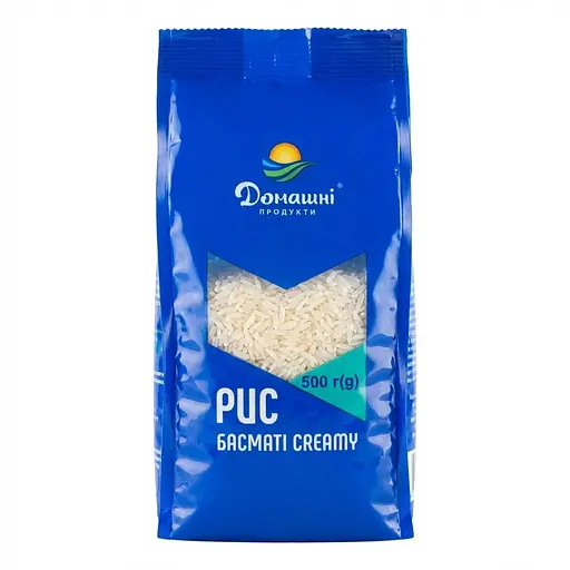 Рис Басматі Домашні продукти Creamy Sella 500 г