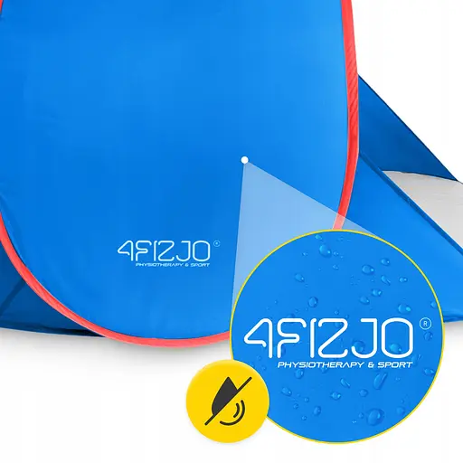 Намет пляжний 4FIZJO Pop-Up 195 x 120 см саморозкладний Blue/Red (P-5905973405164) - фото 10