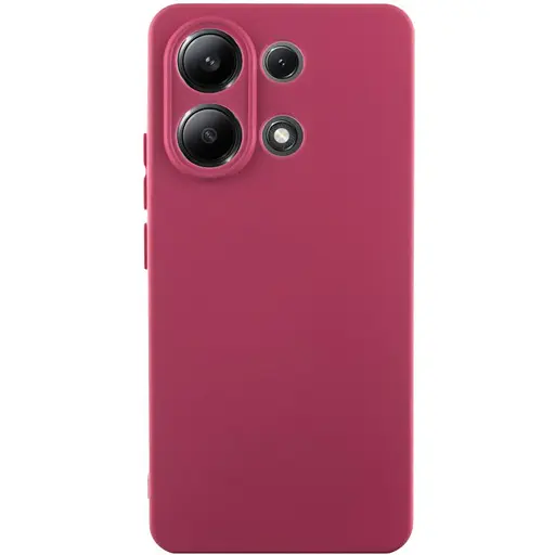 Чехол Getman TPU Liquid Silk Full Camera для Xiaomi Redmi Note 13 4G Бордовый/Marsala