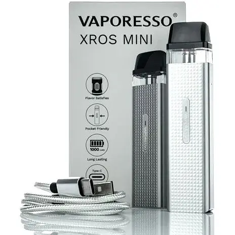 Под-система Vaporesso XROS Mini Pod System 1000mAh Silver (SN1596) - фото 6
