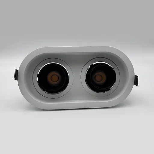 Встраиваемый светильник Skarlat RSL74090-2 2×10W WH+BK 4000K - фото 4