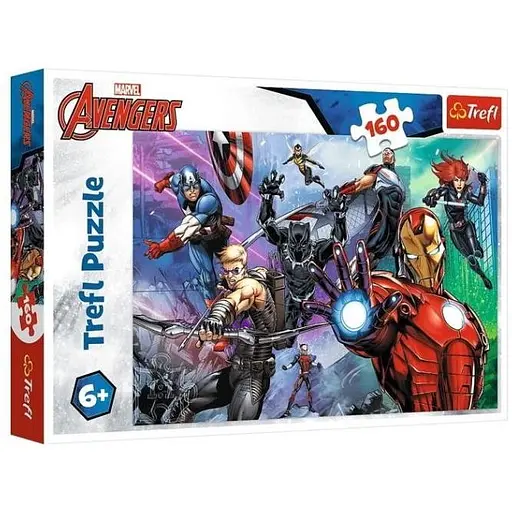 Пазл Trefl Герои всегда начеку Мстители Марвел 160 эл. (15424)