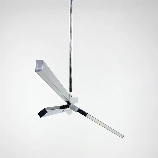 Сучасний світильник з хромованими LED ріжками Line.F NO 7 CR - фото 2