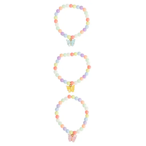 Набор браслетов Бабочки 3шт - фото 2