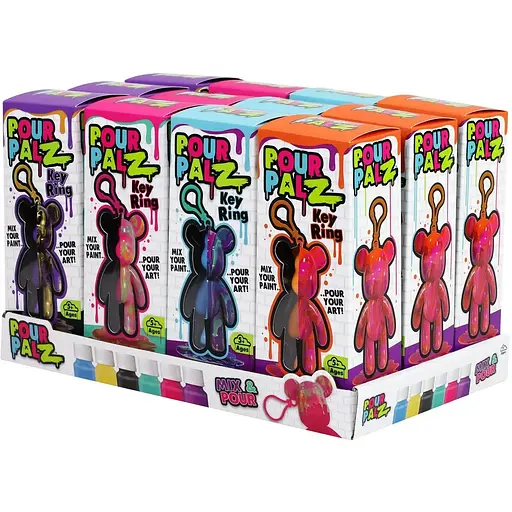 Набір для творчості ToyMonster Флюїд Арт Брелок Ведмедик S3 (GS-G88822) - фото 29