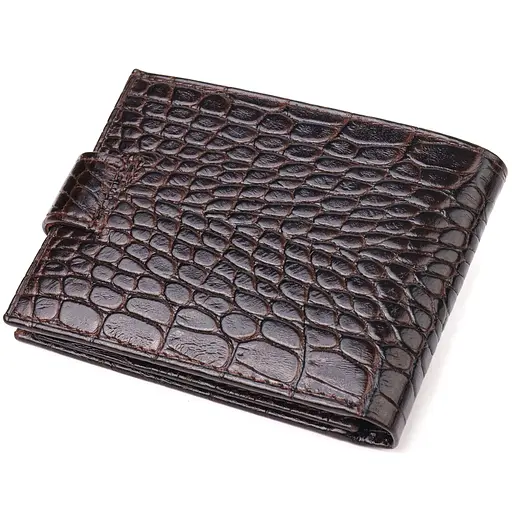 Мужской кожаный кошелек Canpellini 11х8.3х1 см acs0025063 - фото 2