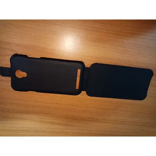 Чехол флип Blackview BV5000 черный кожаный - фото 5