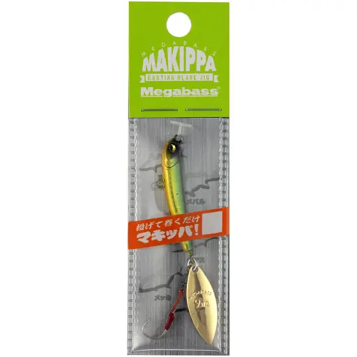 Тейл-спінер Megabass Makippa 3.0g Green Gold - фото 2
