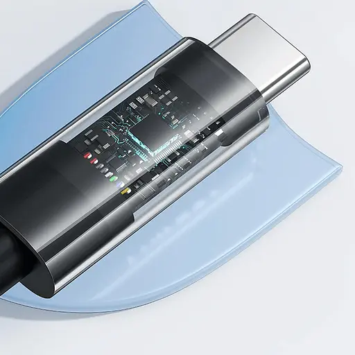 Дата кабель Baseus Gem Fast Charging USB to Type-C 100W (2m) (P10373002111) Cluster Black - фото 4