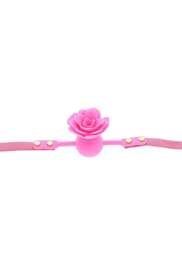 Кляп Taboom Rose Ball Gag Malibu рожевий - фото 8