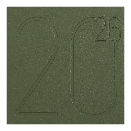 Щотижневик датований Buromax Morandi Style 2026 85 x 153 мм штучна шкіра зелений (BM.2897-04) - фото 4