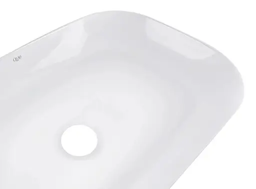 Комплект Qtap Robin: Раковина накладная прямоугольная 600x390x150 мм White + Донный клапан PU02 (QT13112143PWN47297) - фото 4