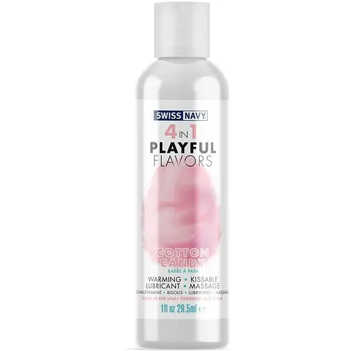 Лубрикант на водной основе Swiss Navy 4 in 1 Playful Flavors сахарная вата 29.5 мл