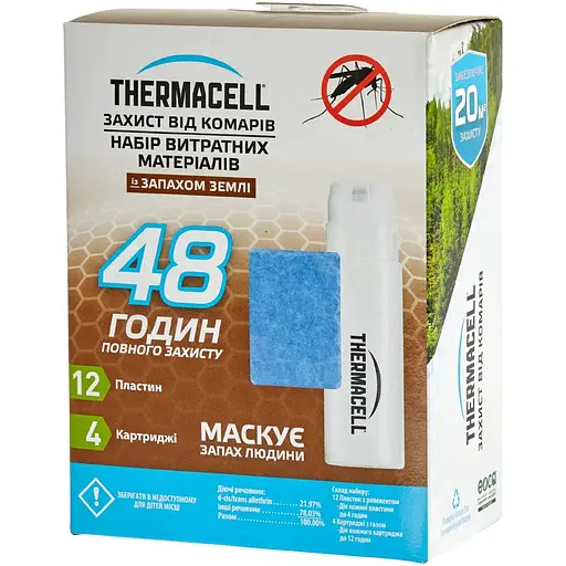 Картридж Thermacell Repellent Refills – Earth Scent 48 годин