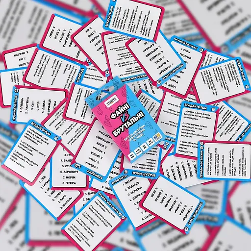 Карткова гра "Файні vs Брутальні" Strateg 30953, 36 карток - фото 2