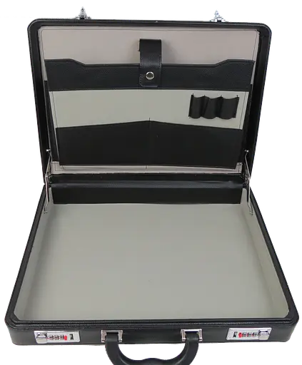 Дипломат Portfolio из эко кожи черный sum0028877 - фото 7