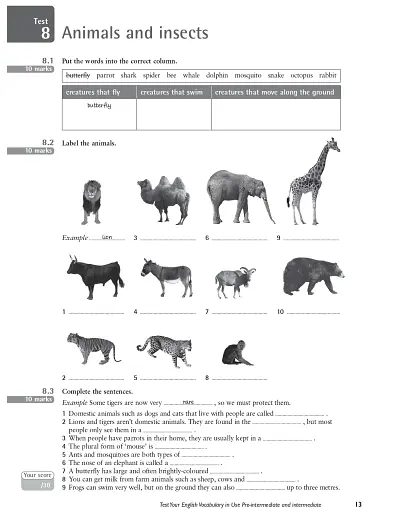 Test Your English Vocabulary in Use Pre-intermediate and Intermediate with Answers 3rd Edition - фото 9
