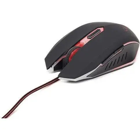 Миша Gembird MUSG-001-R Red Optical USB 2400 dpi Gaming - фото 1