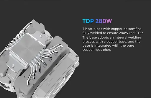 Кулер для процессора alseye W700-B (AS.01.08.0015) - фото 7