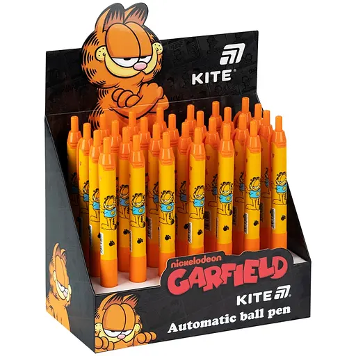 Набор ручек шариковая автоматическая Kite, синяя 28 шт. (GF26-039) - фото 1