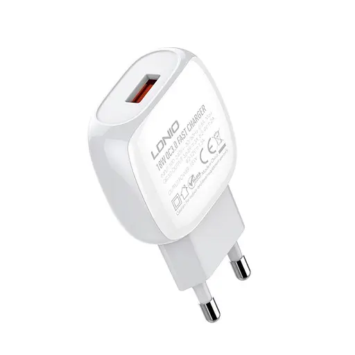 Блок зарядный Адаптер сетевой LDNIO A1306Q Type-C кабель - фото 3