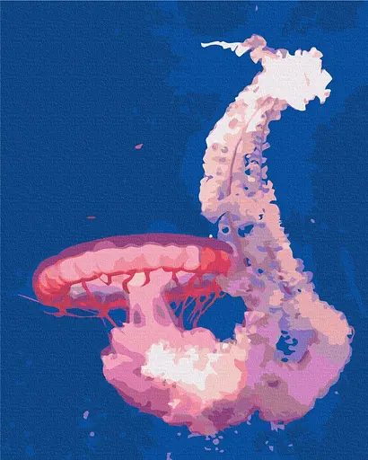 Картина по номерам на подрамнике Brushme Медуза в полете