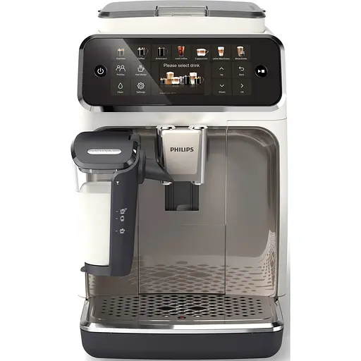 Кофемашина Philips Series 4400 LatteGo бело-серебристая (EP4443/70) - фото 4