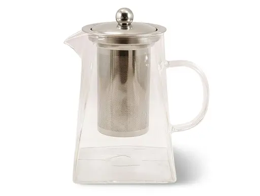 Заварник стеклянный квадратный с ситом Lumines 550 мл (TF550/S) - фото 1