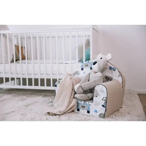 Кресло детское FreeOn Bubaba Safari trip, white - beige - фото 2