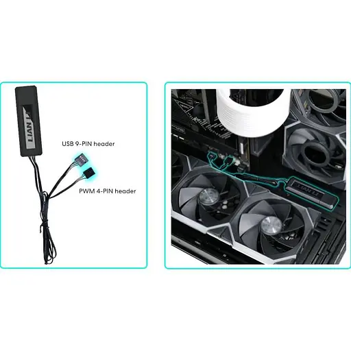 Контроллер для вентиляторов Lian Li L-Wireless Controller White (G89.RF-TW.01) - фото 3